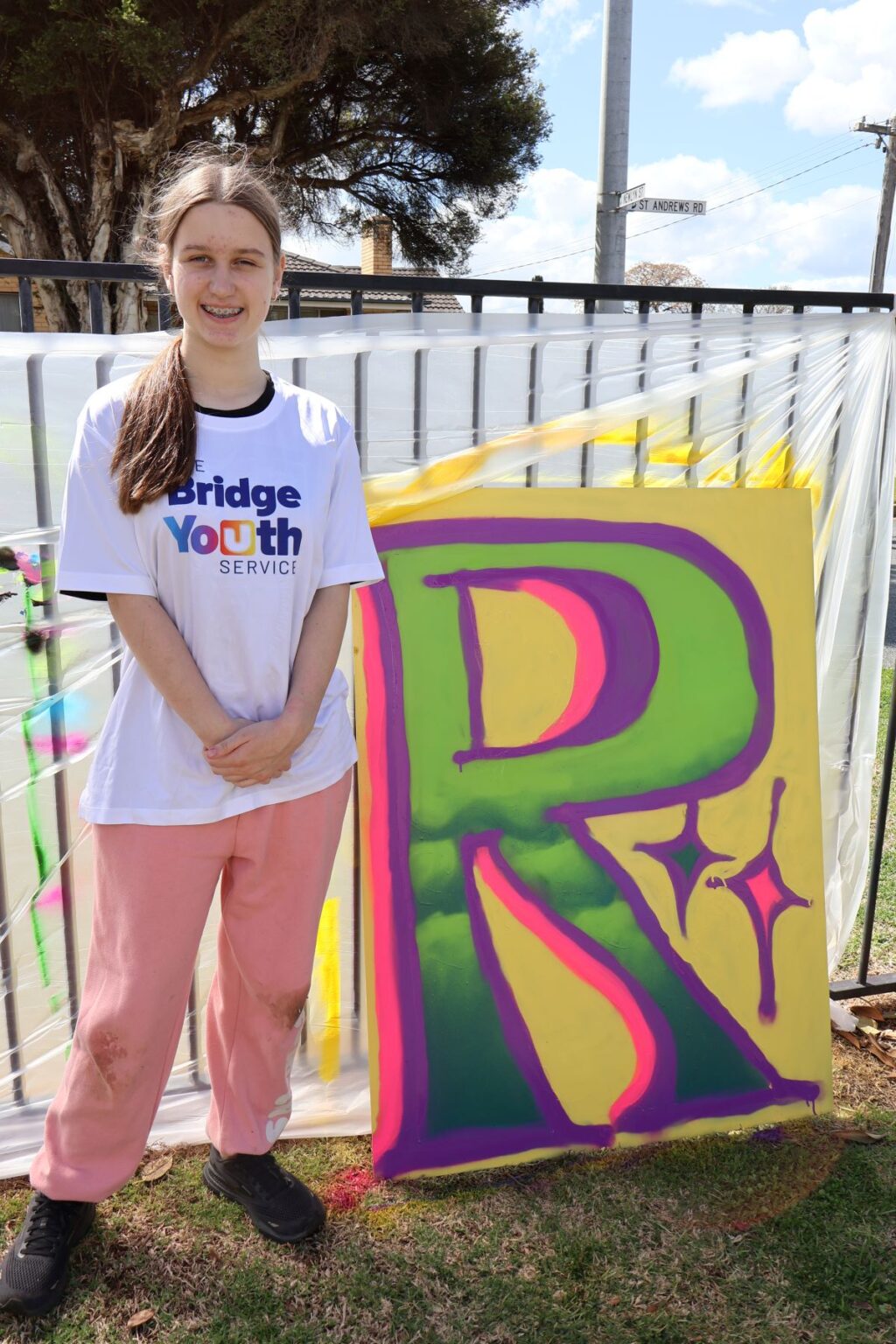 Young artists make their mark at Youth Fest Street Art Workshops – The ...
